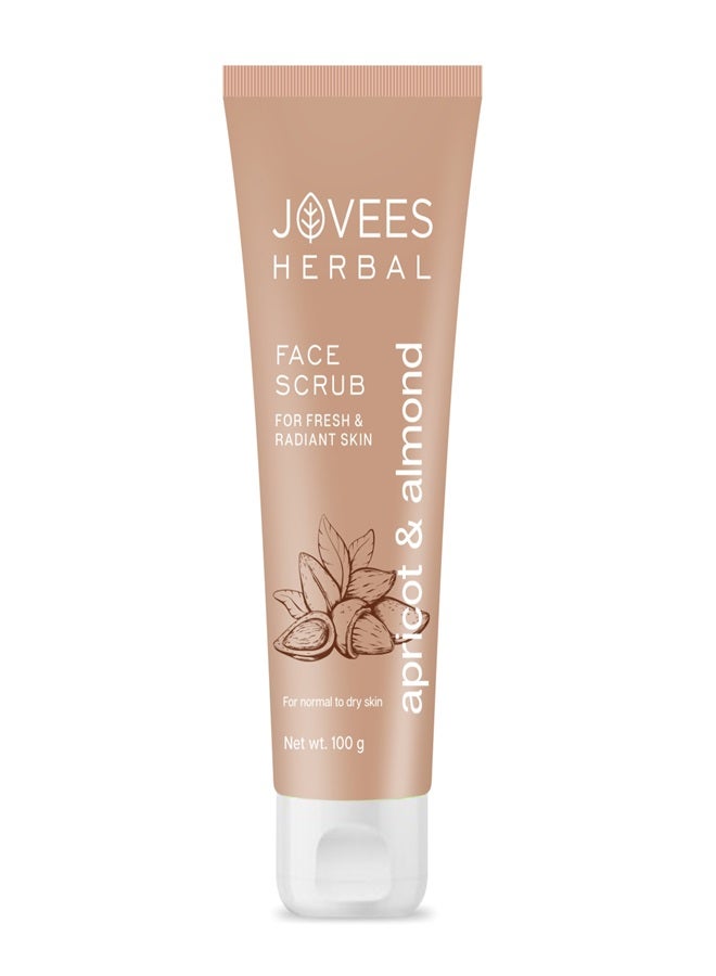 JOVEES HERBAL Apricot And Almond Facial Scrub 100 Ml - Image 1